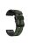 KALEBOL KLB-ZWGJ-001 For Garmin Fenix 7 / 7 Pro Silicone Watch Band QuickFit 22mm Dual Color Strap - Army Green+Black