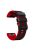 KALEBOL KLB-ZWGJ-001 For Garmin Fenix 7 / 7 Pro Silicone Watch Band QuickFit 22mm Dual Color Strap - Black+Red