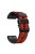 KALEBOL KLB-ZWGJ-001 For Garmin Fenix 7 / 7 Pro Silicone Watch Band QuickFit 22mm Dual Color Strap - Red+Black