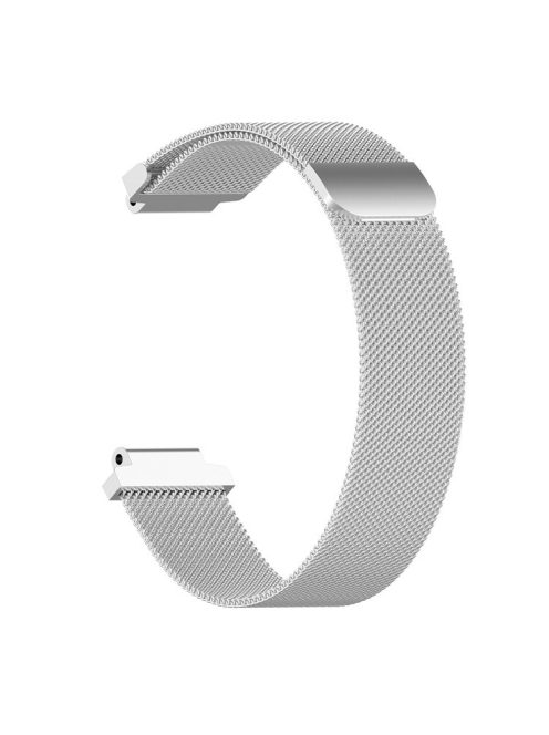 Milanese Fine Mesh Stainless Steel Smart Watch Band for Garmin Forerunner 220/230/235/630/620/735 - Silver