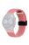 Nylon Watch Bands for Garmin vivomove Trend / Style / Luxe , 20mm Folding Buckle Adjustable Braided Strap - Pink