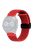 Nylon Watch Bands for Garmin vivomove Trend / Style / Luxe , 20mm Folding Buckle Adjustable Braided Strap - Red