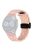 Nylon Watch Bands for Garmin vivomove Trend / Style / Luxe , 20mm Folding Buckle Adjustable Braided Strap - Starlight Pink