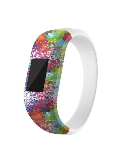 Pattern Printing Wrist Band Accessory for Garmin Vivofit JR, Size: L - Colorful Painting