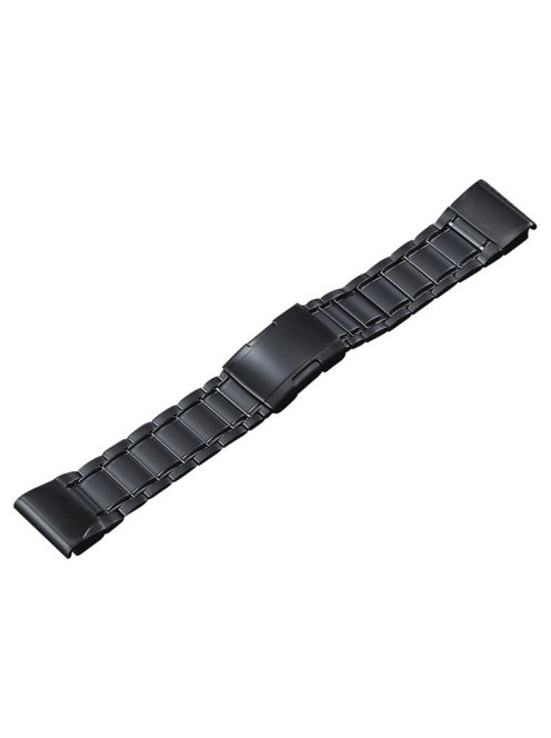 Quick Release Watch Band for Garmin Tactix 7 Pro / Fenix 7X / 6X Pro , 26mm 5 Beads Titanium Steel Watch Strap - Black