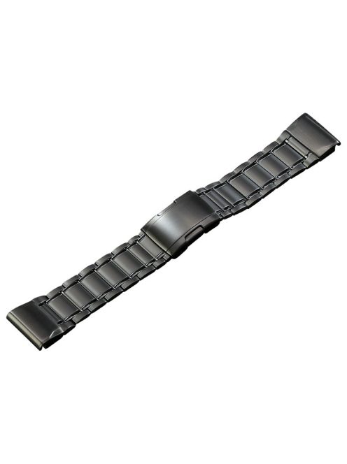 Quick Release Watch Band for Garmin Tactix 7 Pro / Fenix 7X / 6X Pro , 26mm 5 Beads Titanium Steel Watch Strap - Grey