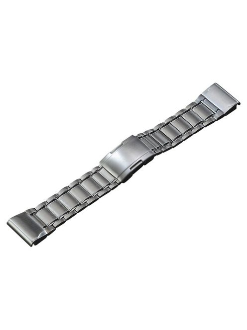 Quick Release Watch Band for Garmin Tactix 7 Pro / Fenix 7X / 6X Pro , 26mm 5 Beads Titanium Steel Watch Strap - Silver