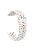 Quick Release Watch Band for Garmin Venu / Sq / Sq 2 / 2 Plus , Silicone 20mm Printed Color Dot Replacement Bracelet - White