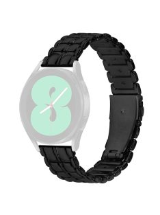   Replacement Strap for Garmin Vivomove  /  Vivomove HR 20mm Grid Texture Stainless Steel Watch Band - Black