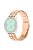 Replacement Strap for Garmin Vivomove  /  Vivomove HR 20mm Grid Texture Stainless Steel Watch Band - Rose Gold