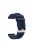 Rhombus Texture Silicone Watch Band Strap for Garmin Forerunner 935 - Dark Blue