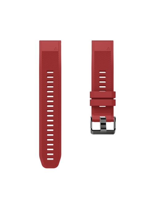 Silicone Smart Watch Band Replacement for Garmin Fenix 5 - Red