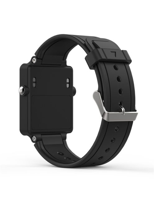 Silicone Smart Watch Band Replacement Strap for Garmin Vivoactive Acetate - Black