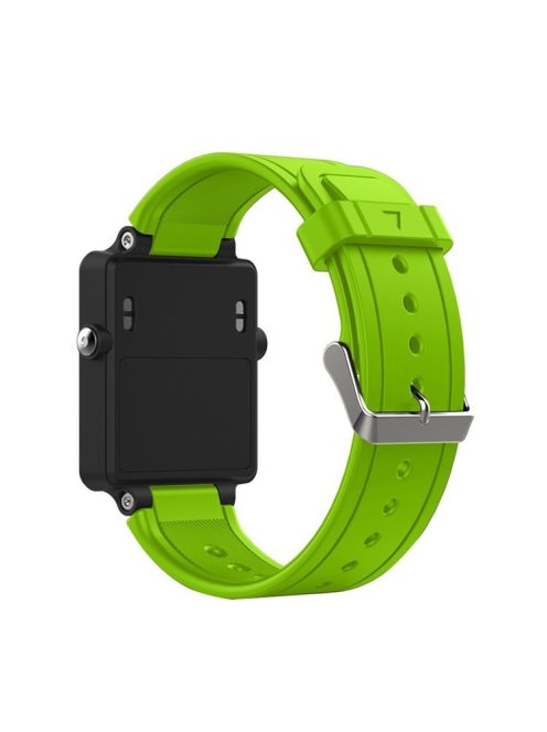 Silicone Smart Watch Band Replacement Strap for Garmin Vivoactive Acetate - Green