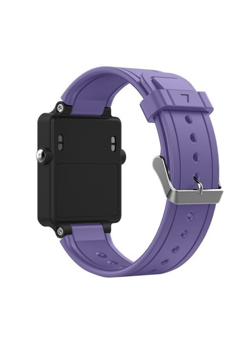 Silicone Smart Watch Band Replacement Strap for Garmin Vivoactive Acetate - Light Purple