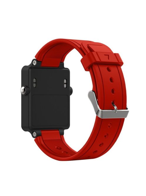 Silicone Smart Watch Band Replacement Strap for Garmin Vivoactive Acetate - Red