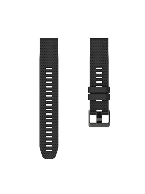 Silicone Smart Watch Replacement Strap for Garmin Fenix 6S - Black