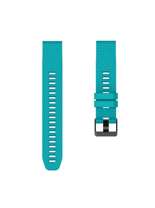 Silicone Smart Watch Replacement Strap for Garmin Fenix 6S - Dark Green