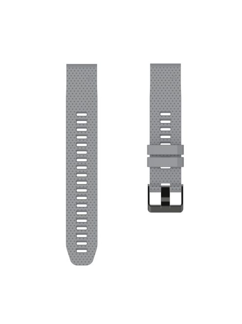 Silicone Smart Watch Replacement Strap for Garmin Fenix 6S - Grey