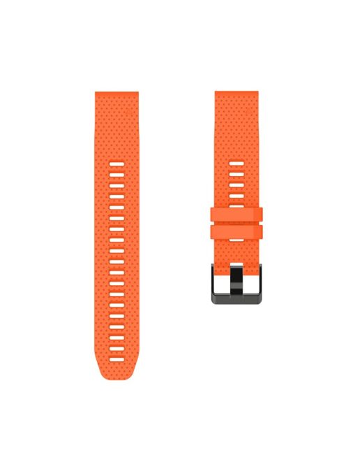 Silicone Smart Watch Replacement Strap for Garmin Fenix 6S - Orange