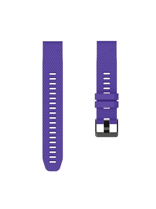 Silicone Smart Watch Replacement Strap for Garmin Fenix 6S - Purple