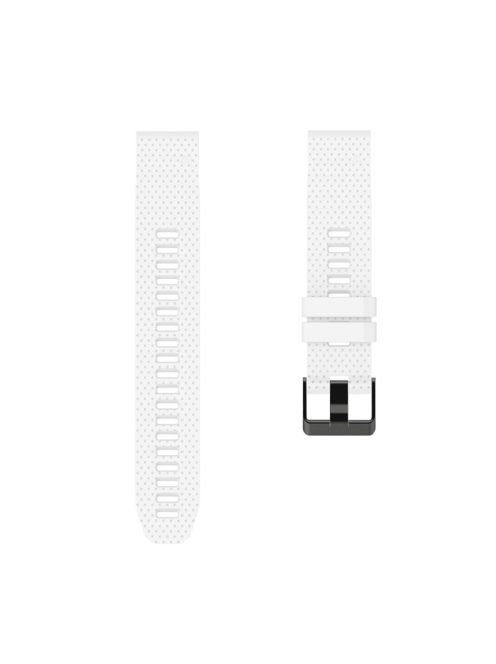 Silicone Smart Watch Replacement Strap for Garmin Fenix 6S - White