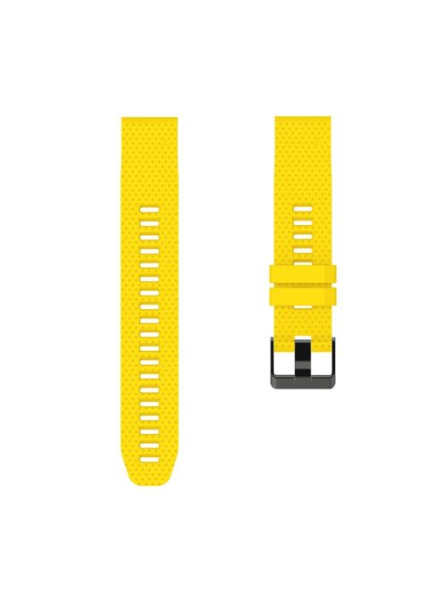 Silicone Smart Watch Replacement Strap for Garmin Fenix 6S - Yellow