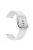 Silicone Solid Color Watch Strap for Garmin Vivoactive 4S, Vivomove 3S, Etc - White