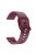 Silicone Solid Color Watch Strap for Garmin Vivoactive 4S, Vivomove 3S, Etc - Wine Red