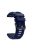 Silicone Sport Watch Band with Black PC Buckle for Garmin Fenix 5X Plus - Dark Blue