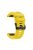 Silicone Sport Watch Band with Black PC Buckle for Garmin Fenix 5X Plus - Yellow