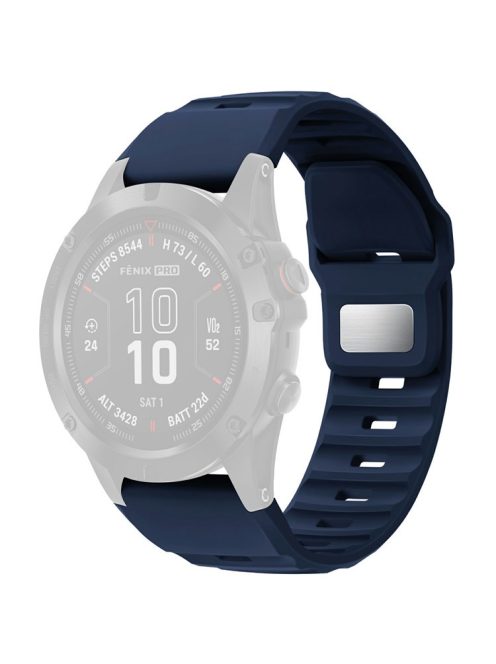 Silicone Strap for Garmin QuickFit 26mm / Fenix 7X Pro / Fenix 7X Replacement Watch Band - Dark Blue