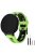 Silicone Watch Band Black Buckle with Connecting Rods for Garmin Forerunner 735XT 220 230 235 620 630 - Green / Black