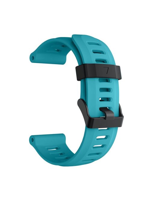 Silicone Watch Band Bracelet for Garmin Fenix 5X/Fenix 3 Metal Buckle Smart Watch Strap - Baby Blue