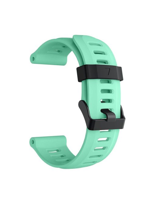 Silicone Watch Band Bracelet for Garmin Fenix 5X/Fenix 3 Metal Buckle Smart Watch Strap - Light Green