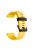 Silicone Watch Band Bracelet for Garmin Fenix 5X/Fenix 3 Metal Buckle Smart Watch Strap - Yellow