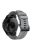 Silicone Watch Band for Garmin Fenix 5 Adjustable Smart Watch Strap with Black Triangle Buckle - Grey