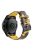 Silicone Watch Band for Garmin Fenix 7X / 6X , Camouflage Pattern 26mm Quick Release Casual Strap - Camouflage Yellow