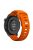 Silicone Watch Band for Garmin Forerunner 265 / 255 / Vivoactive 4 / Venu 2 , 22mm Dot Texture Wrist Strap Bracelet - Orange