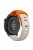 Silicone Watch Band for Garmin Forerunner 265 / 255 / Vivoactive 4 / Venu 2 , 22mm Dot Texture Wrist Strap Bracelet - Orange+Starlight