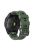 Silicone Watch Band for Garmin Forerunner 965 / 955 / 945 / 935 Waterproof Soft Strap with Black Buckle - Army Green