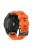 Silicone Watch Band for Garmin Forerunner 965 / 955 / 945 / 935 Waterproof Soft Strap with Black Buckle - Orange