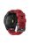 Silicone Watch Band for Garmin Forerunner 965 / 955 / 945 / 935 Waterproof Soft Strap with Black Buckle - Red