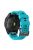 Silicone Watch Band for Garmin Forerunner 965 / 955 / 945 / 935 Waterproof Soft Strap with Black Buckle - Sky Blue