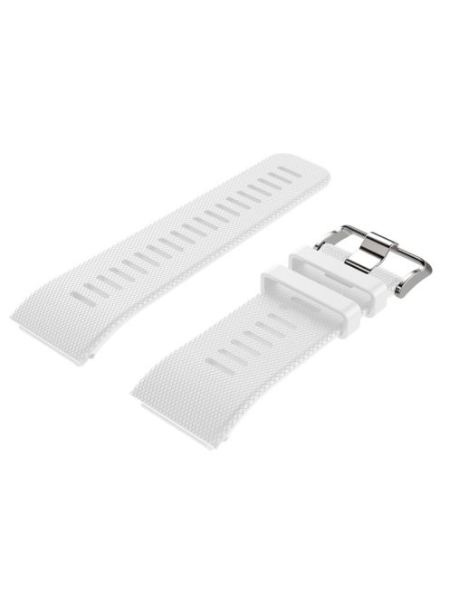 Silicone Watch Band Sport Style Strap for Garmin Vivoactive HR - White