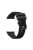 Silicone Watch Band Strap Black Buckle for Garmin Forerunner 45 - Black