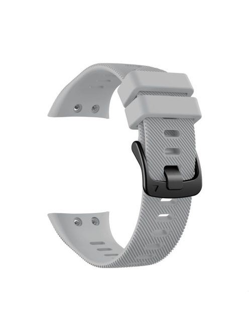 Silicone Watch Band Strap Black Buckle for Garmin Forerunner 45 - Grey