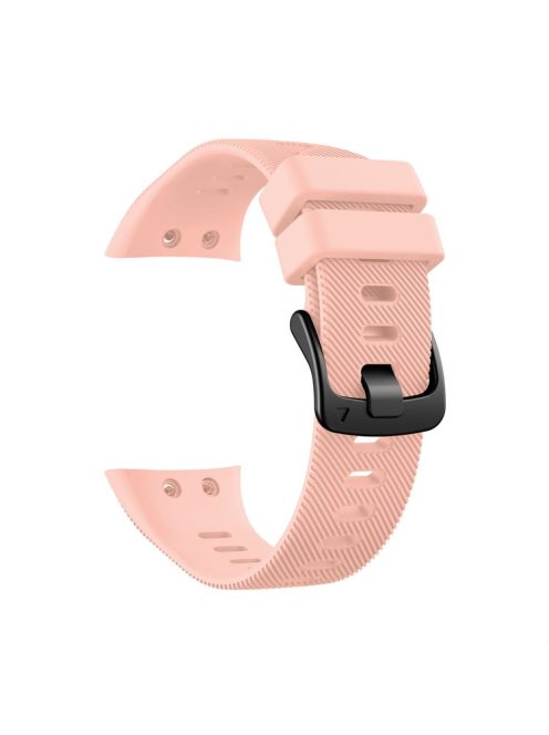 Silicone Watch Band Strap Black Buckle for Garmin Forerunner 45 - Pink