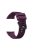 Silicone Watch Band Strap Black Buckle for Garmin Forerunner 45 - Purple