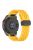 Silicone Watch Bands for Garmin Fenix 7X Pro / 7X , 26mm Quick Release Multi-Hole Wrist Strap with Folding Buckle - Yellow